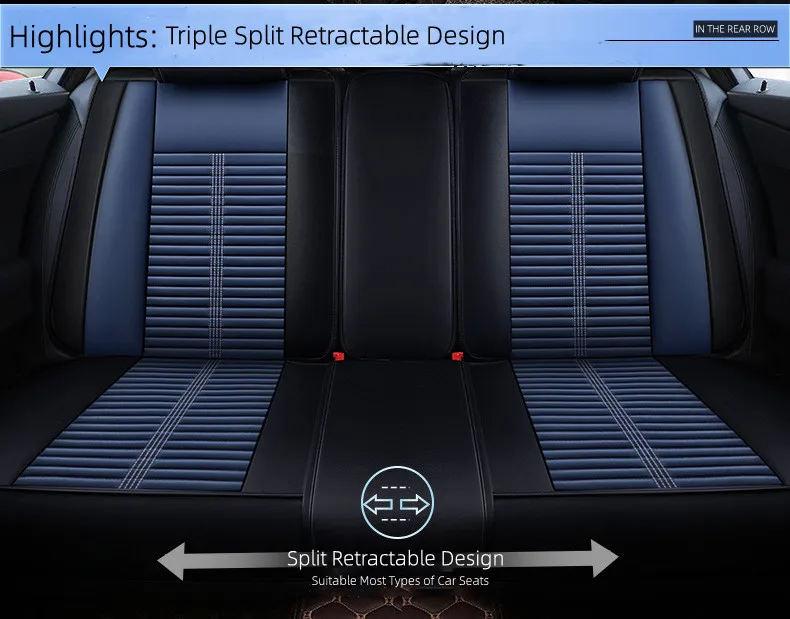 High Quality 3d Four Season Universal Leather Car Seat Cover Automotive