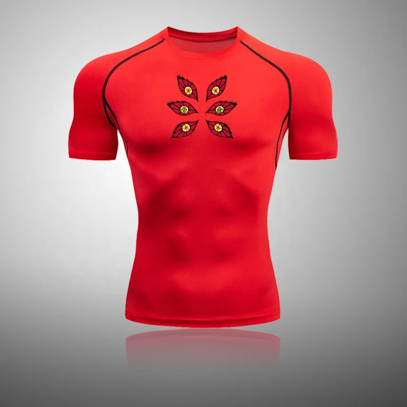 TOPTIE Maglietta intima senza maniche a compressione da uomo, T-shirt da allenamento atletico