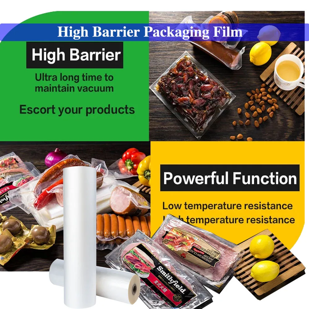 Transparent And Retort High Barrier Pvdc Film For Ham Sausage Food