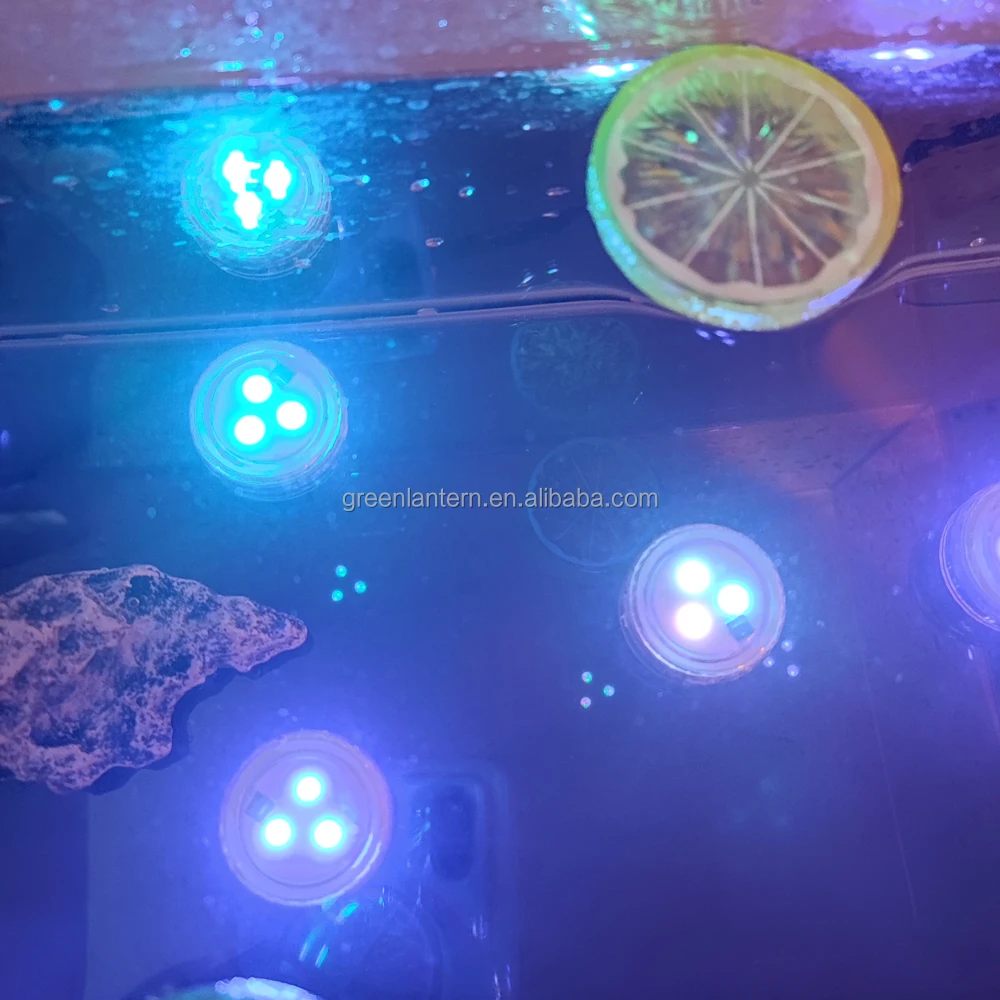 6 Pack Remote Control RGB LED Tea Lights - Waterproof Mini Candles for ...
