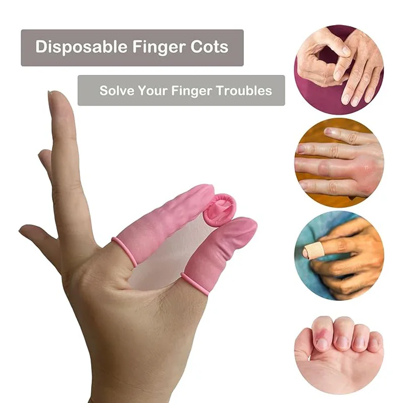 Stall Antistatic For Industrial Fingertipscleanroom Latex Finger Cots