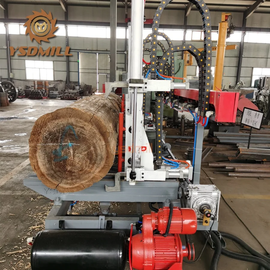 MJ3210 Wood Cutting Automatic Vertical Band Sawmill with Log Sawmill Carriage for Sale