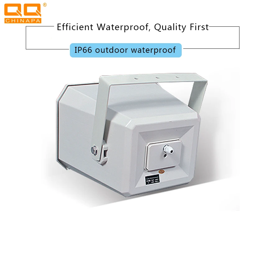 QQChinapa Horn Speaker 50W Aluminium 100V Waterproof Outside Horn Speaker