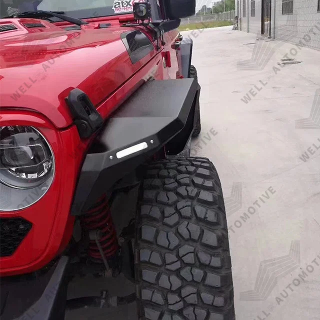 High Line Fender Flares With Performance Led Lights For Jeep Wrangler