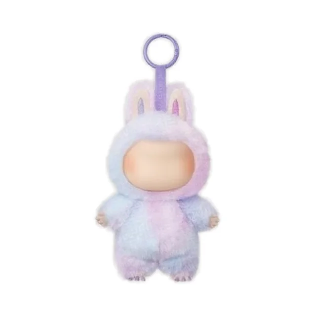 Hot Selling Cartoon Bear Face Bubble Plush Blind Box Doll V2 Keychain Pendant with Seat Push Key