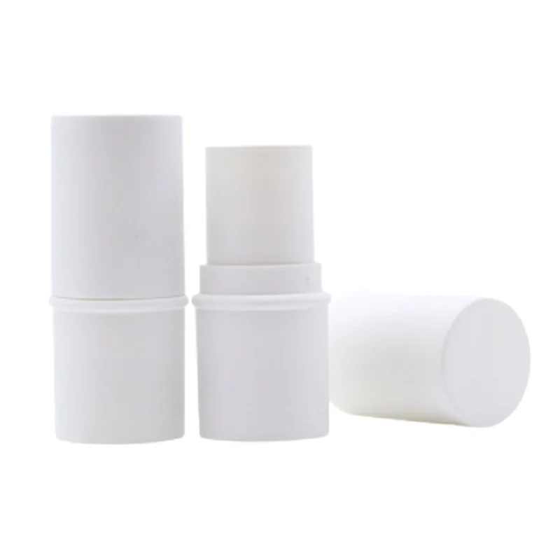 Lip Balm Container 6g Matte Black Frost White Round Big Direct Filling ...