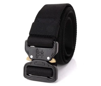 Chenhao Quick Release Outdoor Knock Off Emergency Military Tactical Belt Survival Combat Army Waist Belts with metal buckle