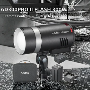 GODOX AD300Pro II TTL HSS Outdoor Flash Light Strobe Professional 300W Power Flashes Bi-Color Modeling Light Portable Wireless detail image