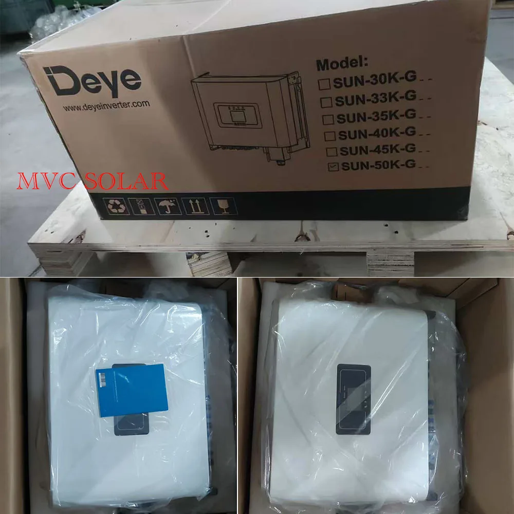 Complete Kit 25KW On-Grid Solar System Deye Inverter Power Generator with Big Size Solar Panels 700w