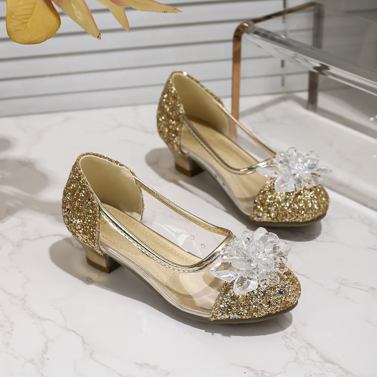 Princess Shoes For Girls Small Girl Heel Sandal ADAMUMU Little