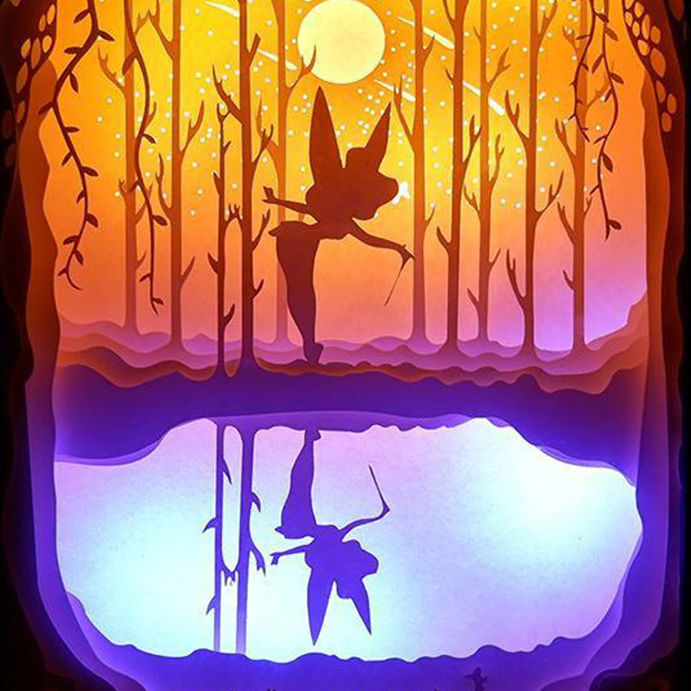 Kids Gift Items - Tinker Bell Baby Fairy Swing Custom Frame
