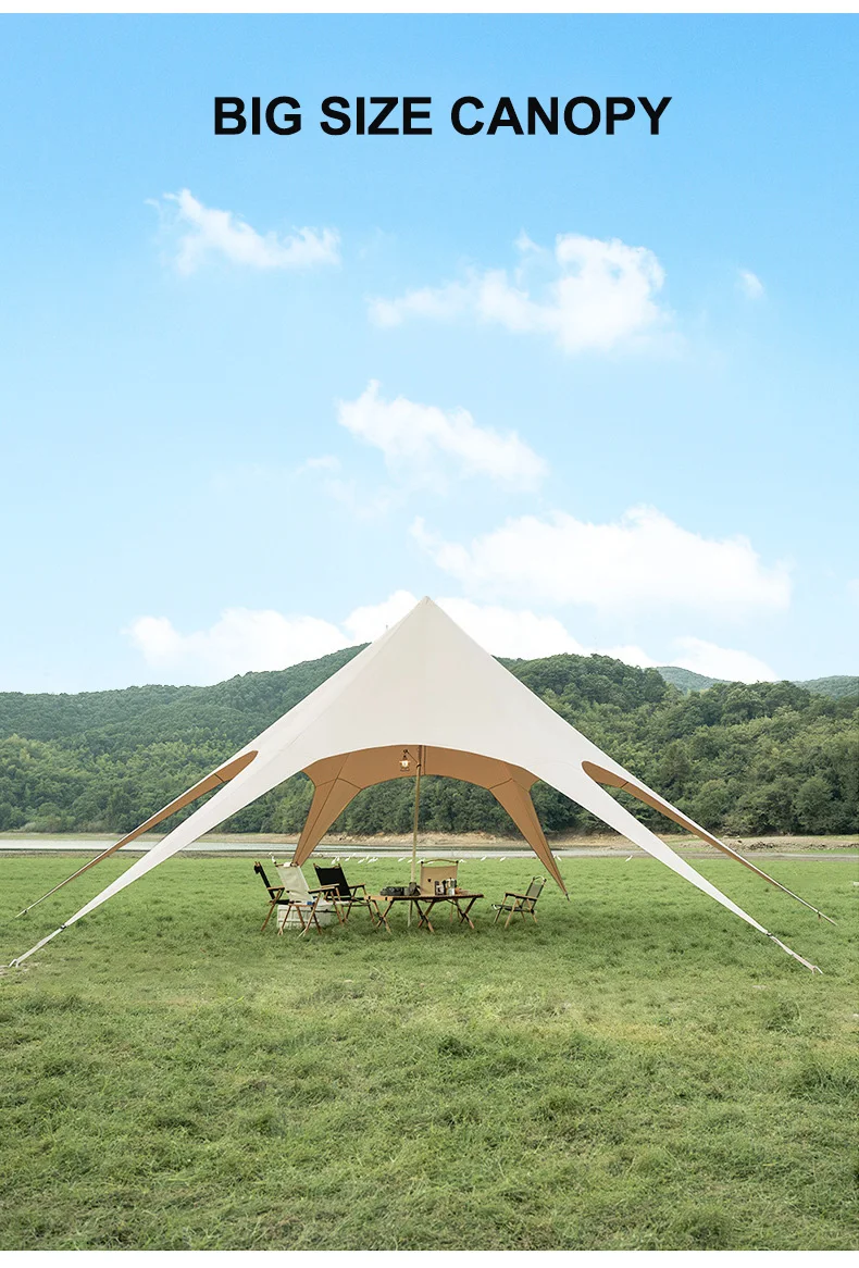 Big Glamping Octopus Tent Outdoor Party Camping Awning Tent For Events