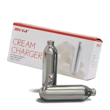 8G MOSA OEM  Fastgas Aluminum Stainless Steel Whipping Cream Charger Exotic Whip Cream Tank Fast Gas Whipped Cream Chargers