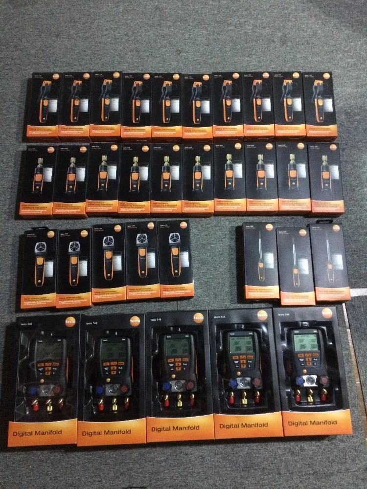 Умный зонд Testo 410i анемометр с лопастями прибор для измерения скорости ветра воздуховыпускных отверстий и вентиляционных сетей