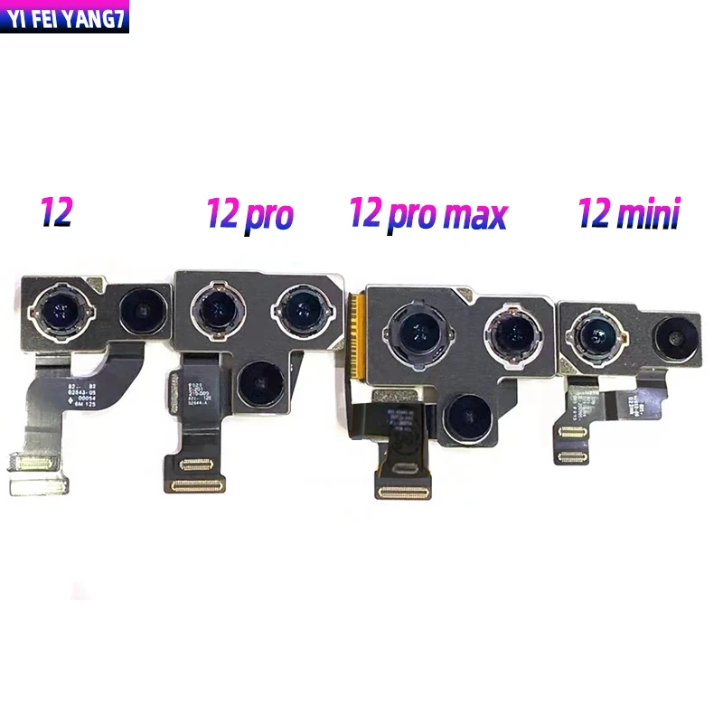 Оригинальная запасная задняя камера с датчиком для iphone 14 Pro Max 14 Plus 13 12 11 XS X Max задняя камера с синим светом