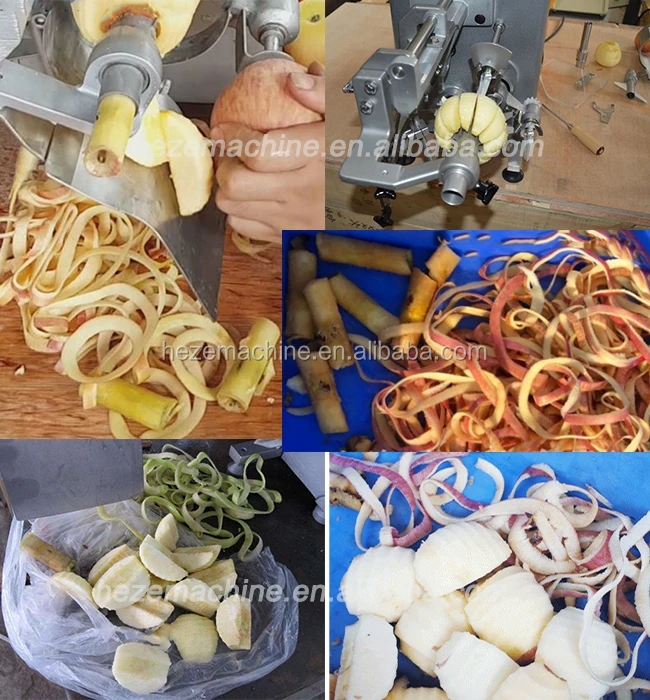 Automatic Industrial Apple Peeler Corer Slicer Machine for Apple Pear and Peach