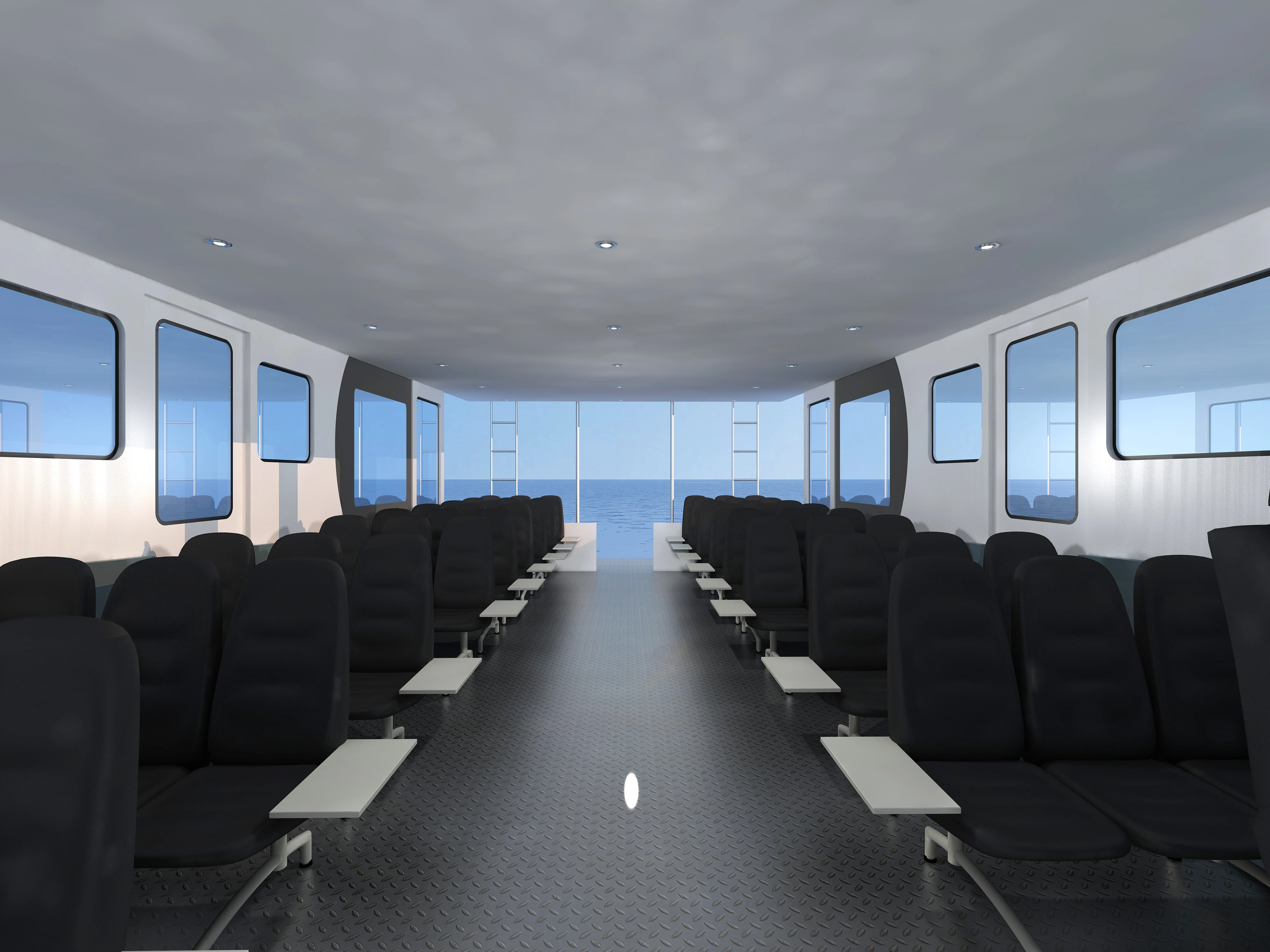 Aluminium Twin Hull Boat Catamaran Passenger Boat for Sale