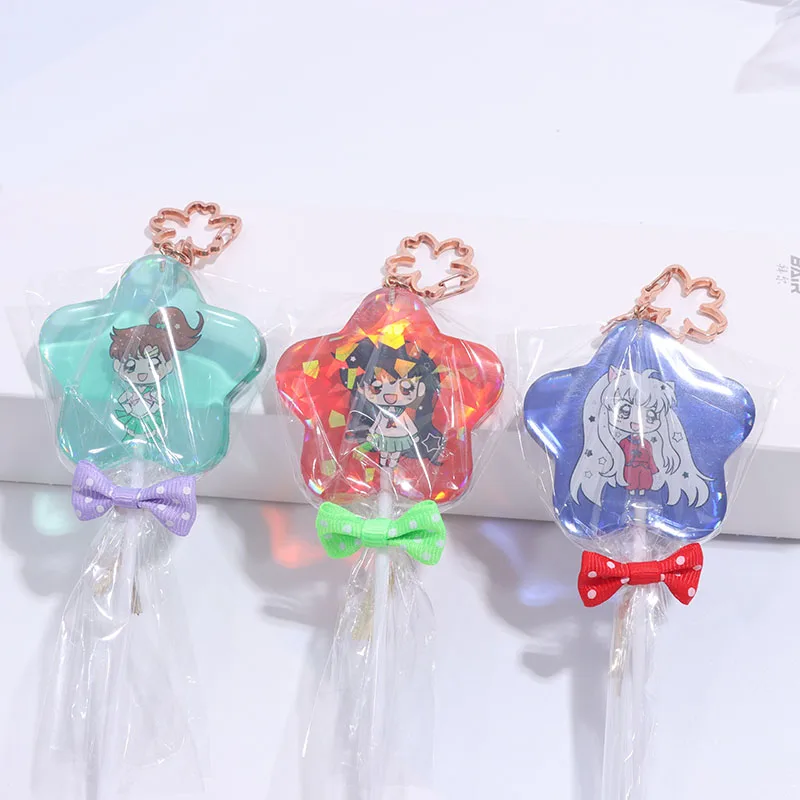 Omamori Pendant Acrylic Keychain Anime Keychain - Etsy