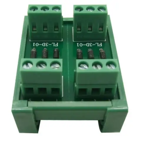 6 Channel Diode Module Din Rail Mount 1 Amp 1000v Common Anode 6 Diode ...