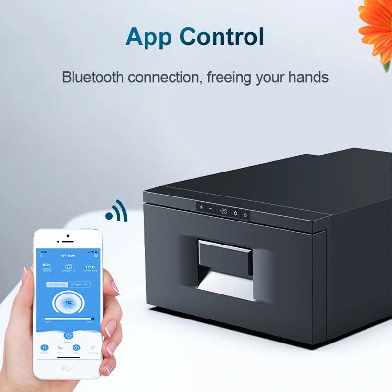 Factory All Size 23L 12v 24c Dc Compressor caravan Rv Built in Refrigerator Drawer Fridge Car Refrigerators