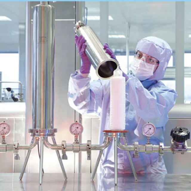 10 дюймов 0 22 микрон PP плиссированный фильтр картридж для RO Предварительной фильтрации