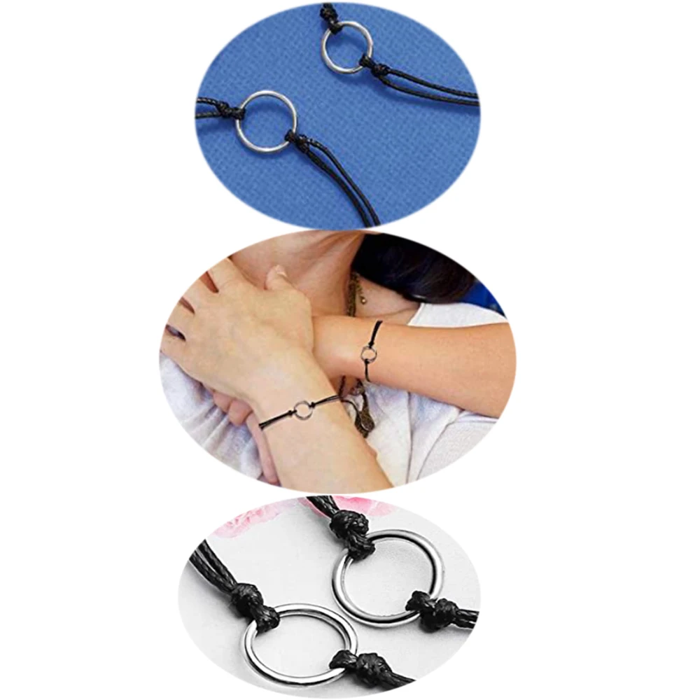 Magnetic Matching Bracelets. Pinky Promise Couples Bracelet