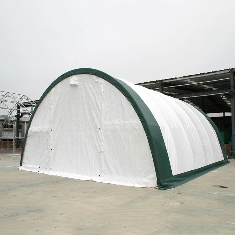 PVC Heavy Duty Industrial Shelter Tent Warehouse for Coal Large Equipment Storage Parking Machine Canopy Shed