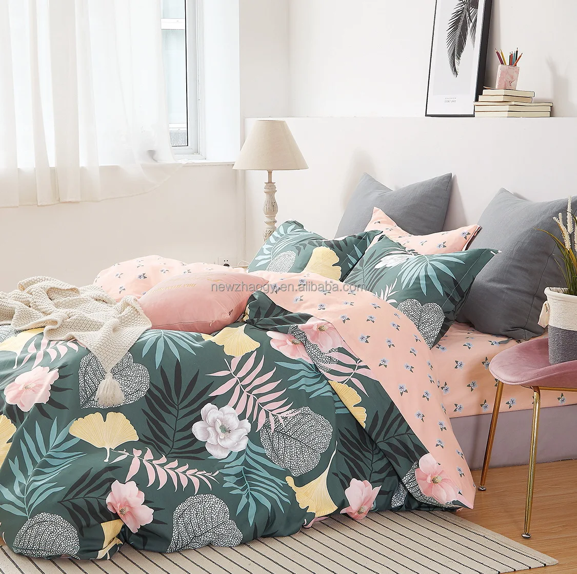 100 Cotton Printed Bedding Set Good Quality Bed Sheet Buy 200tc