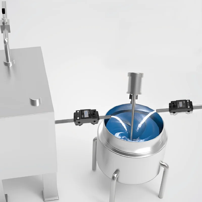 Senpum Flow Test Sensor Portable Digital Fuel DN10 Smart Ultrasonic Water Diesel Flow Meter RS485
