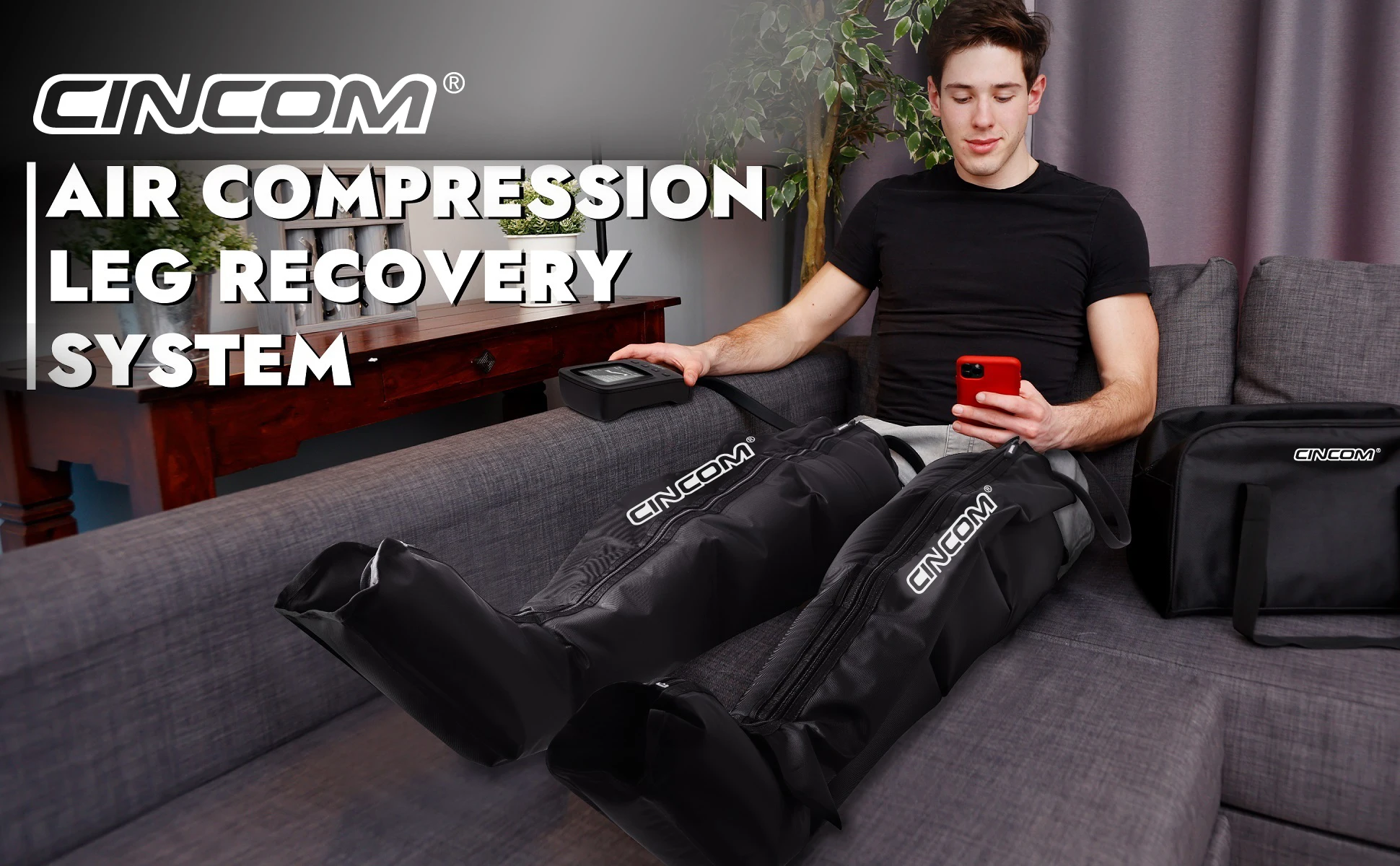 Cincom Air Leg Compression Boots For Athlete Relief Muscle Soreness And ...