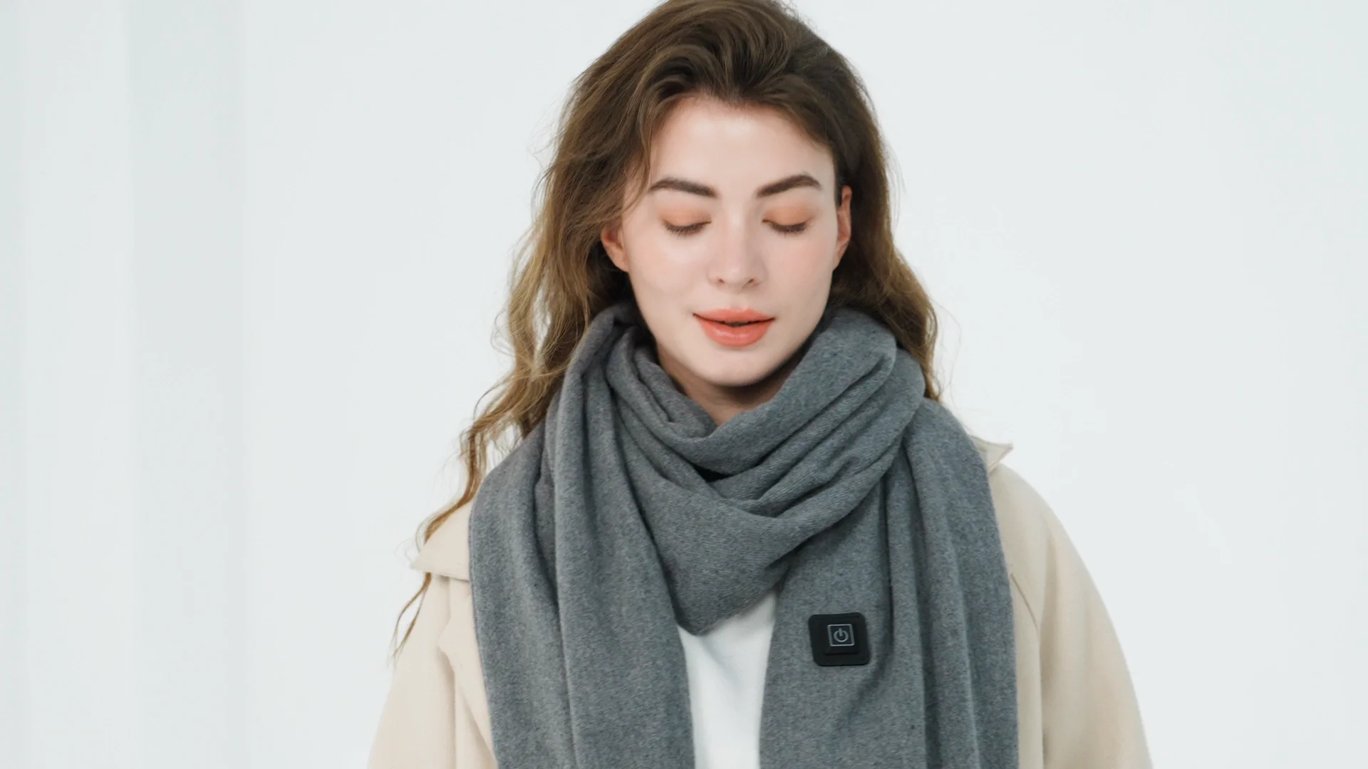 Winter Neck Warmer Usb Heating Scarves Plaid Heated Scarf For Women Men Buy Linen Stylish