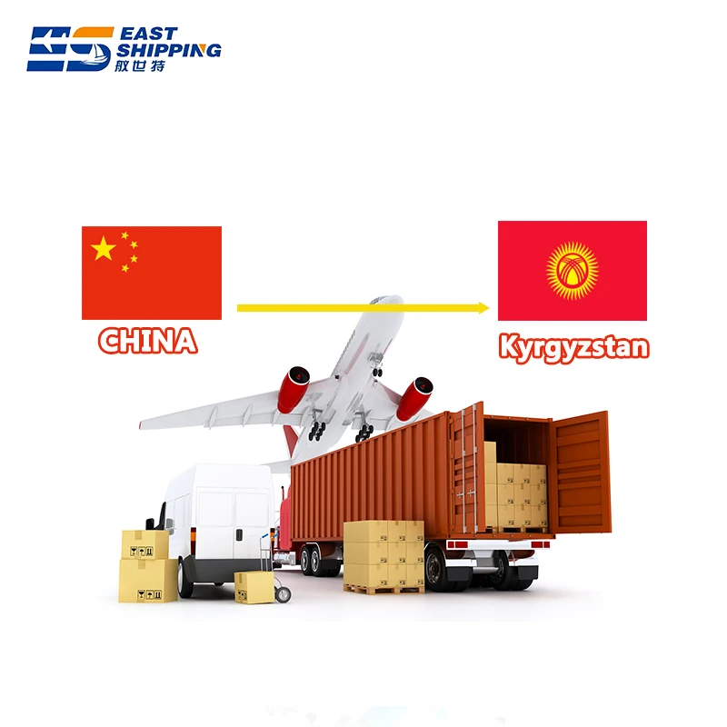 East Shipping Agent To Kyrgyzstan Chinese Freight Forwarder Sea Air Freight DDP Shipping Clothes China To Kyrgyzstan