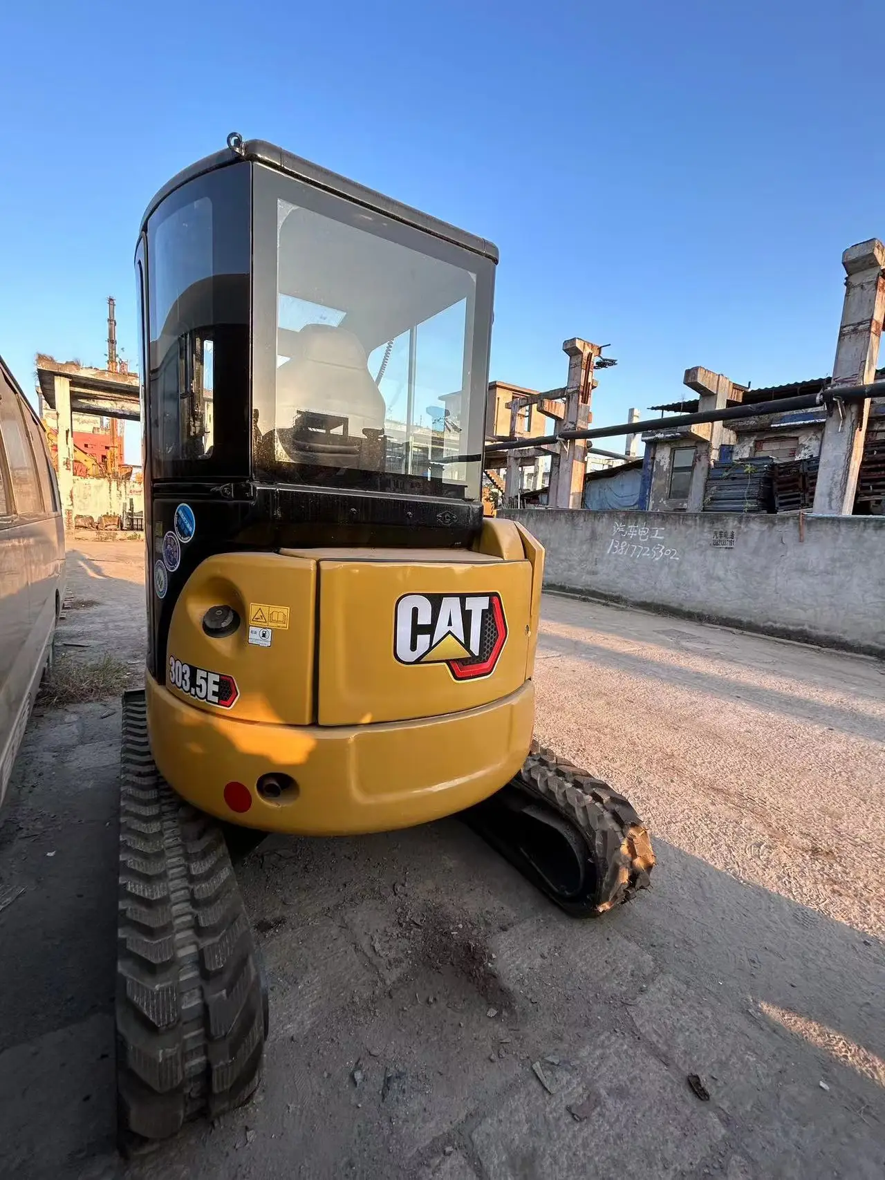 Used Mini Excavatora canal Digging Machine