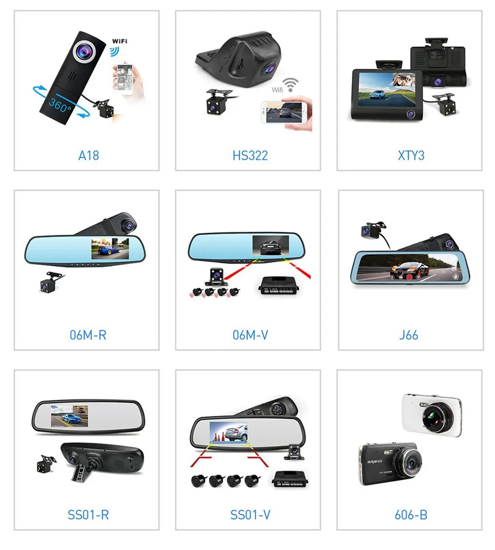 HS322 Hidden WiFi dash camera - SUNWAYI