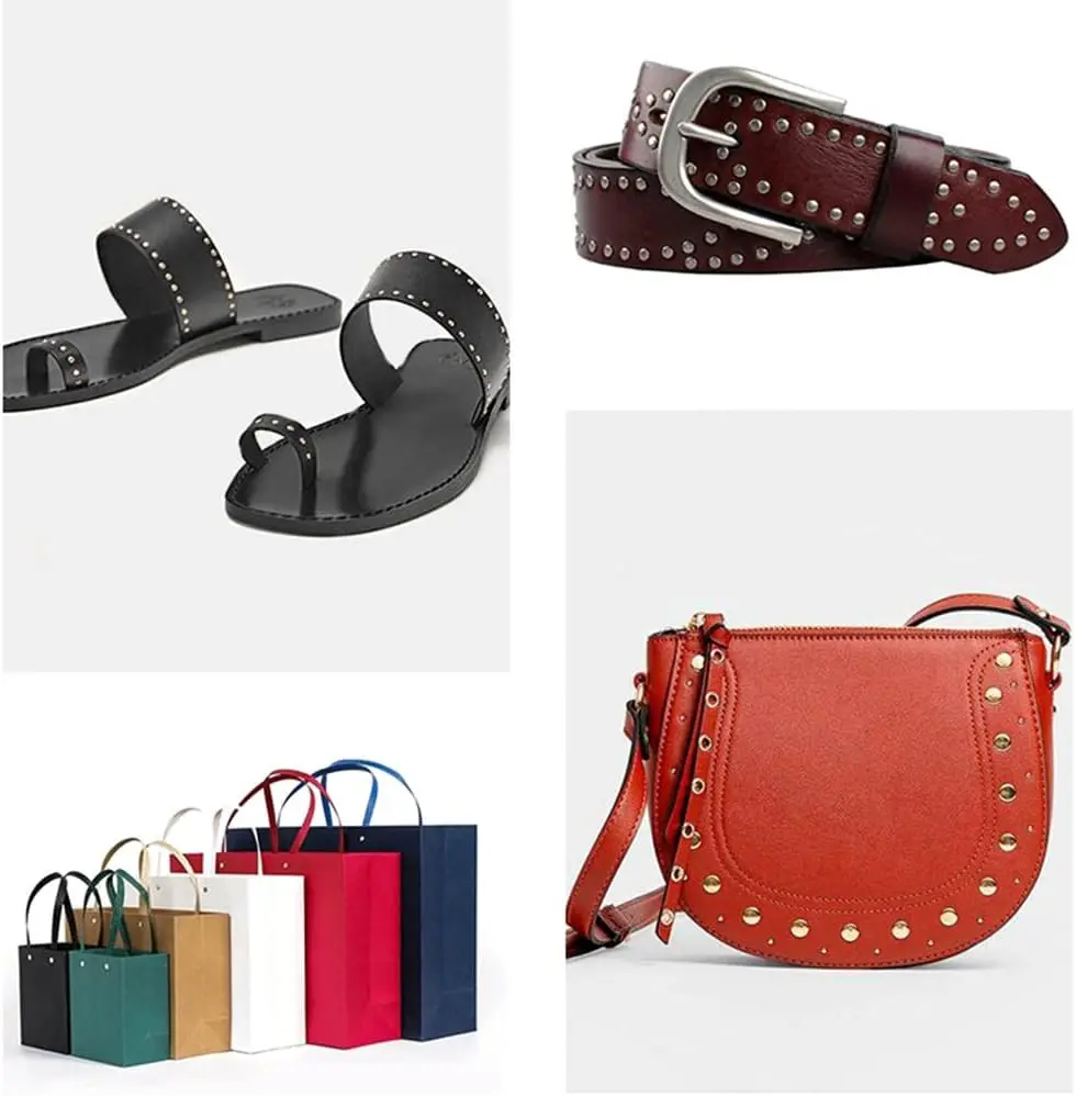 Плоский кубический квадратный колпачок латунный или Железный двойной заклепки ручные Точечные Заклепки латунные для кожаной одежды