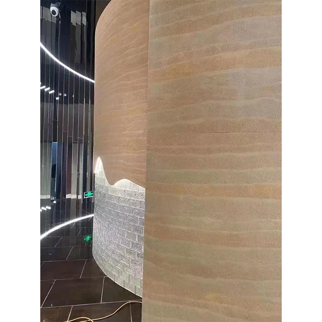 flexible exterior wall natural stone indoor and outdoor wall panels decoration veneer decoration rammed earth board