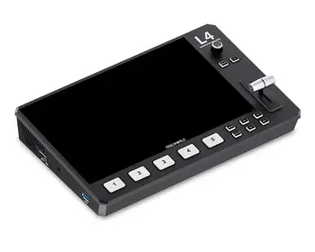 FEELWORLD Professional Live Streaming L4 Multi-camera Video Mixer Switcher 10.1"Touch Screen USB3.0 Live Stream Video Mixer detail image