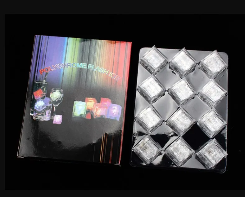 Multi Color Led Glow Ice Cube Fast Slow Flashing Led Light Up Ice Cube Led Ice Cubes For Drinks