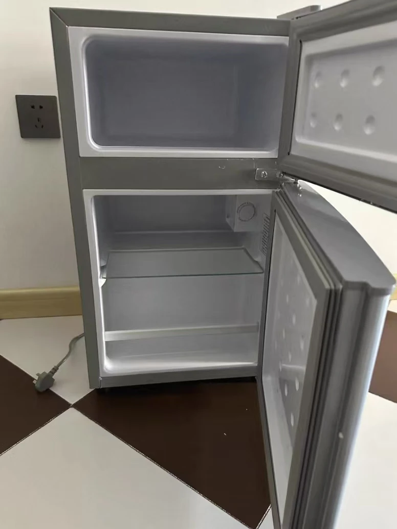 Large-Capacity Double-Door Room Refrigerators   45L for Rental Houses Mini-Refrigerators and Freezers