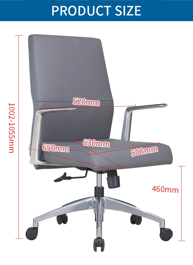Guangdong Office Chair Manufacturer Wholesale Executive Stainless Steel