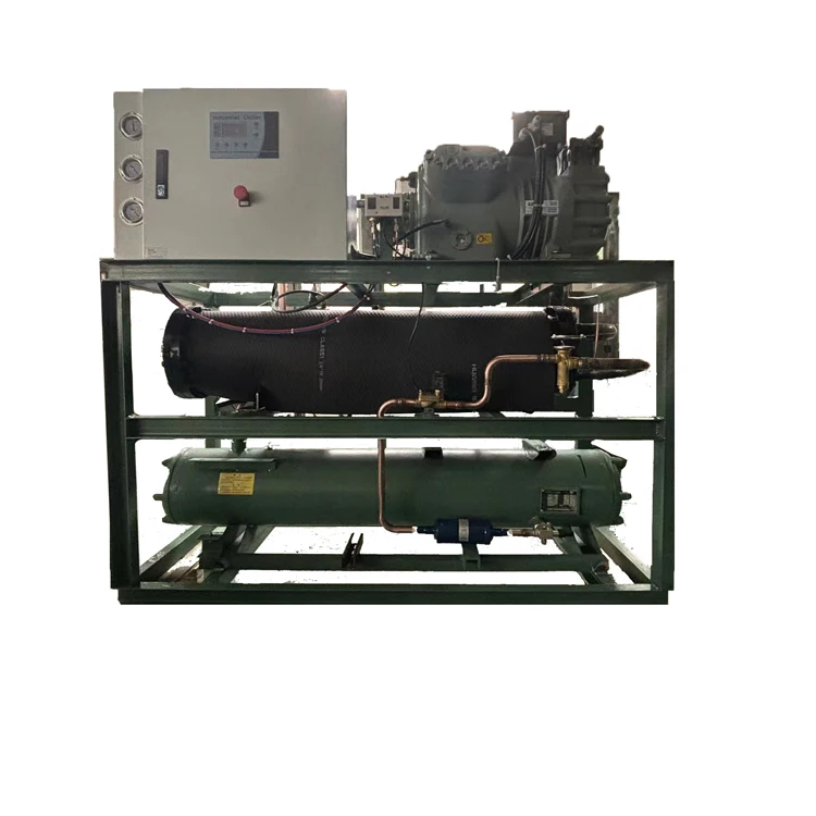 4VG-30.2 industrial chiller compressor 30HP Shell and tube evaporator water cooling chiller water coolers chillers price