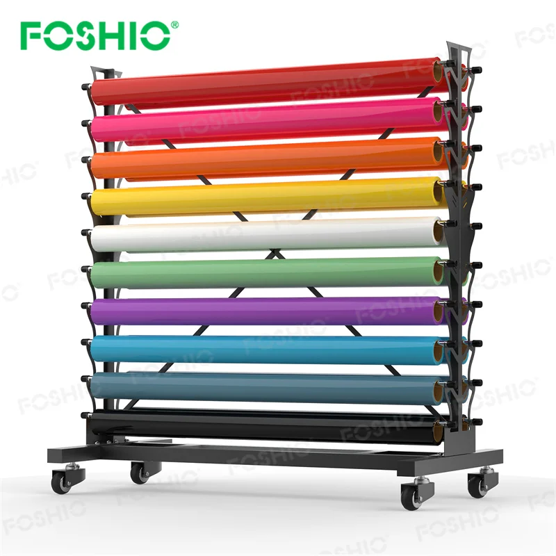 Auto Skins Vinyl Racks,Alloy Steel Wall Mount Craft Vinyl Rack Storage
