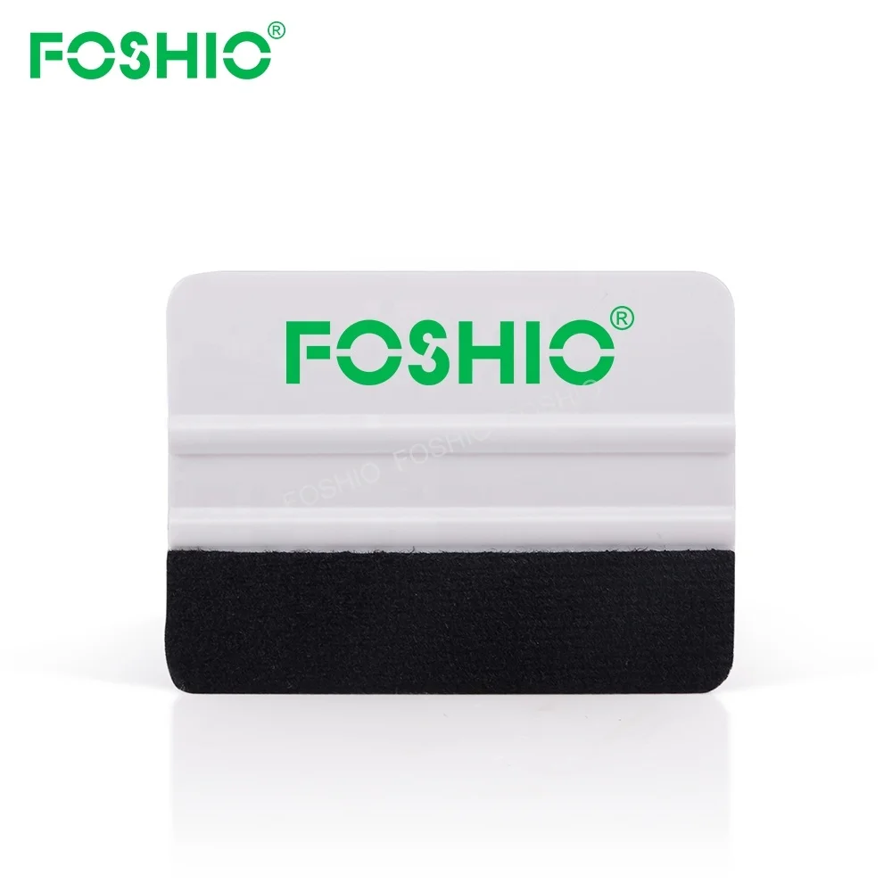 Embossed Imprint Custom Logo Service Felt Vinyl Squeegee Car Tools