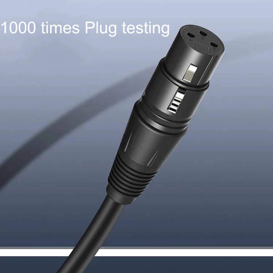 3pin Xlr Cable Male To Female Canon Plug Audio Cable Shielded For Mixer