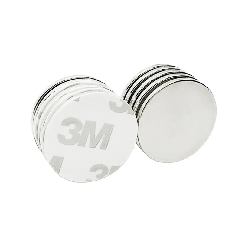 N35 N42 N48 N52 Self Adhesive Round Circular Neodymium Magnet