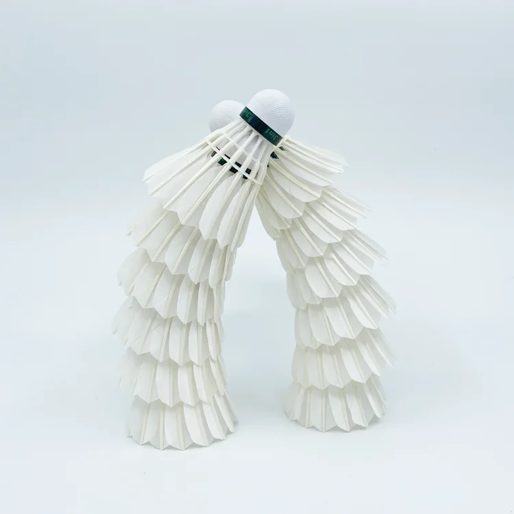 Dmantis China factory wholesale Hybrid 3in1 Shuttlecock Goose Feather Badminton Shuttlecock for Training And Competition