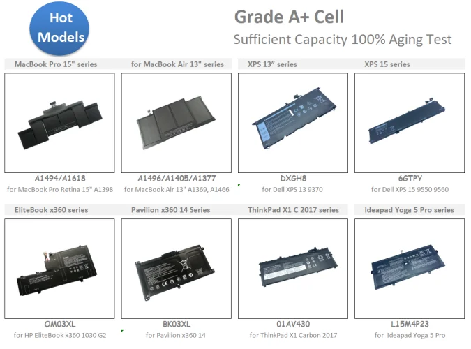 Best Replacement T1G6P 0449TX  0NTG4J 0PRW6G PRW6G Laptop Batteries for DELL Vostro V13 V130 V1300 V13Z Series
