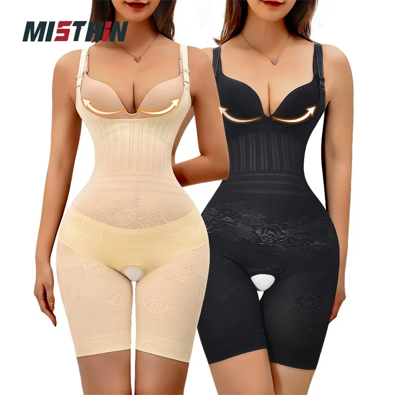 Women Shaper Amincissant Sport Girdle Tummy Waist Trainer Full Body Shapewear Under Bust Control Corset