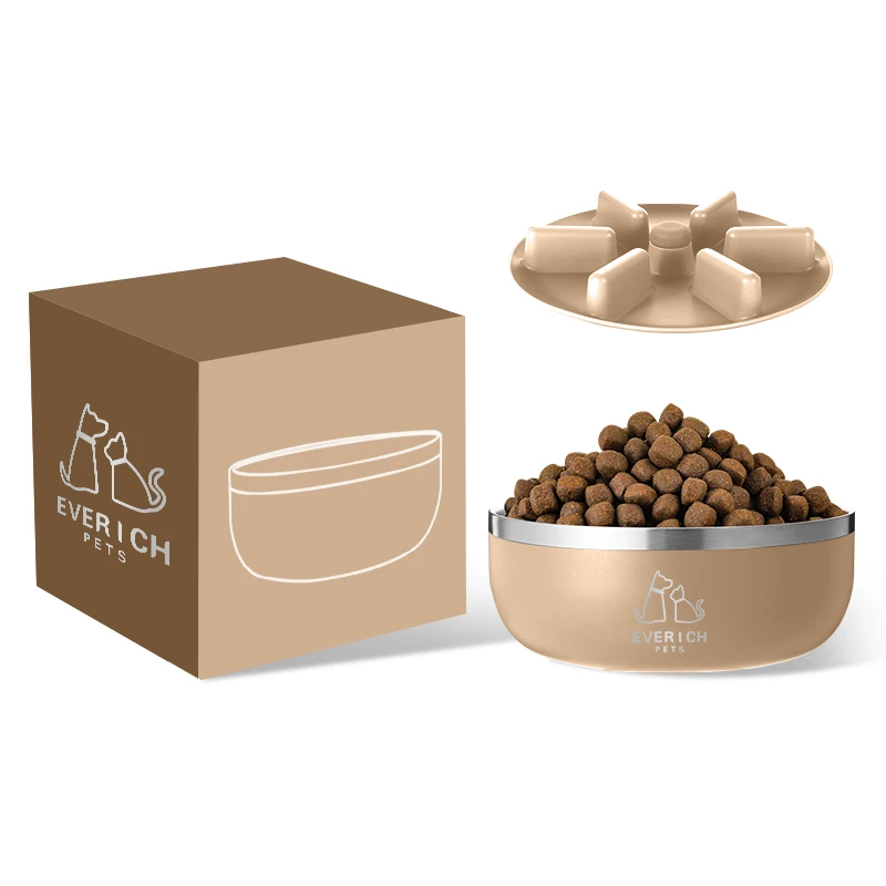 AMZ Hot Sale Anti Slip Powder Coated Stainless Steel Dog Bowl