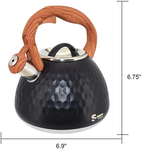 no rust whistling tea kettle